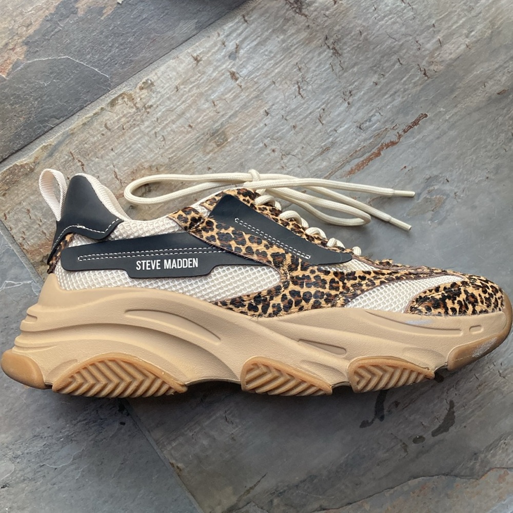 Steve Madden Leopard Possession Sneaker
